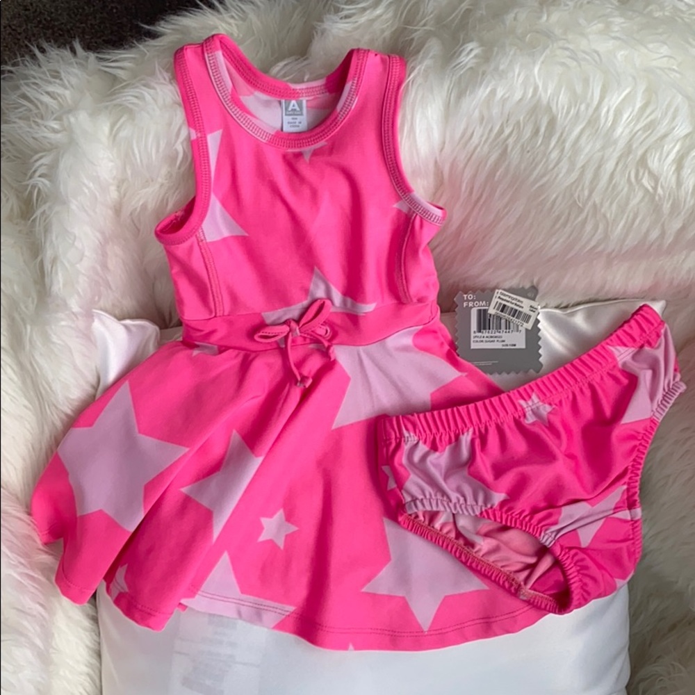 Amy Coe Baby Girl Star spandex Dress 18mos
